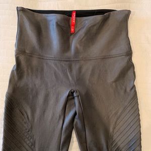 SPANX Dark Grey Moto Leggings